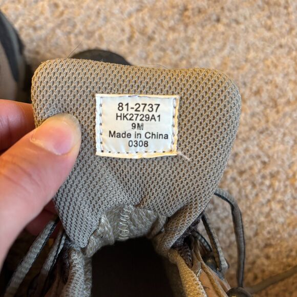 Cabela's Hiking Boots Womens 9 Black Tan Outdoors Sporty Lace Up High Top - Picture 4 of 7